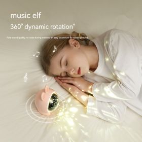 Creative Rabbit Star Light Projection Lamp Children (Option: USB-Pink)