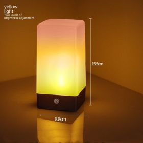 Bar Table Lamp Atmosphere Desk Lamp Led Colorful Lights (Option: Flame Light Charger)