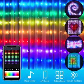 Programmable Magic Curtain Light Controlled By APP (Option: Magic APP400 light-2X2M-UK)