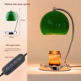 Dopamine Fragrance Lamp Wax Melting Lamp Bedroom Bedside Lamp Advanced Sense Ambience Light Gift Decoration Night Light (Option: Green Timer Switch-JP)