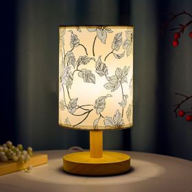 Cozy Table Lamp Bedroom Bedside Chinese Style Literary Decoration B & B Led Night Simple (Option: Three Colors Remote Control-Golden Branch)